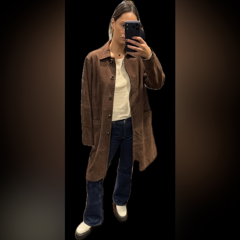 Rag & Bone Brown Suede Leather coat NWT